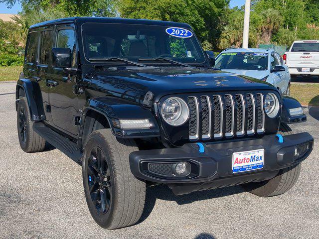 used 2022 Jeep Wrangler Unlimited 4xe car, priced at $33,990