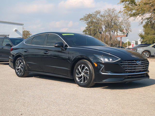 used 2021 Hyundai Sonata Hybrid car, priced at $18,100