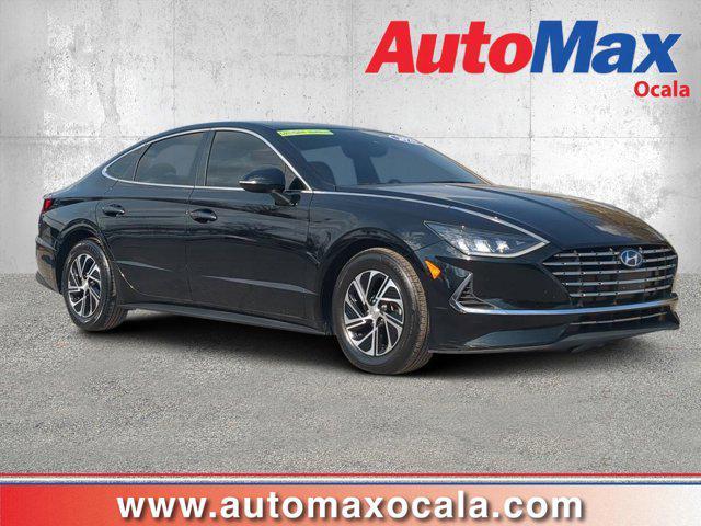 used 2021 Hyundai Sonata Hybrid car, priced at $18,100