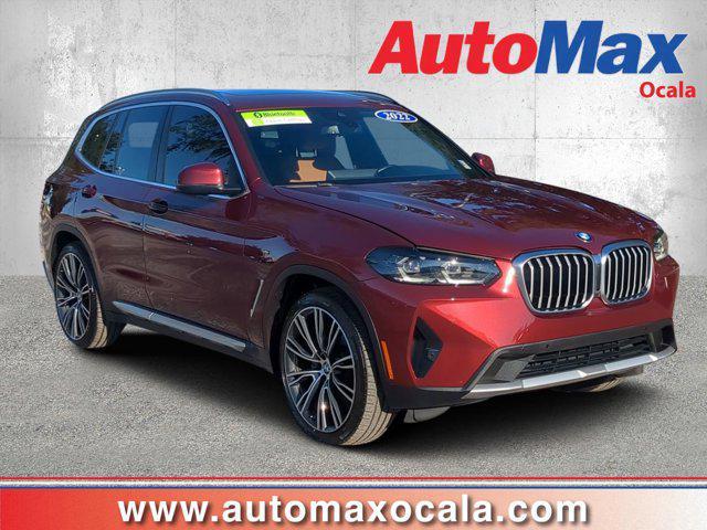 used 2022 BMW X3 car, priced at $34,500