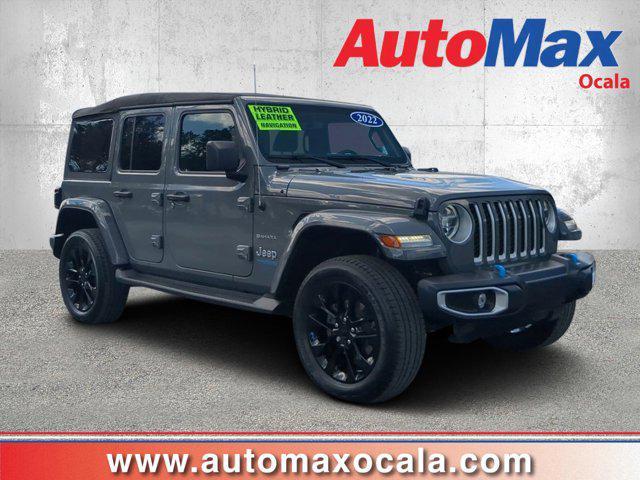 used 2022 Jeep Wrangler Unlimited 4xe car, priced at $29,990