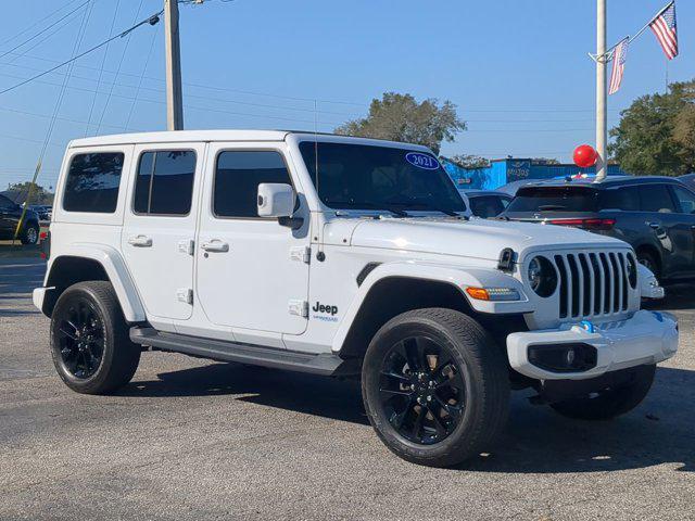 used 2021 Jeep Wrangler Unlimited 4xe car, priced at $33,870