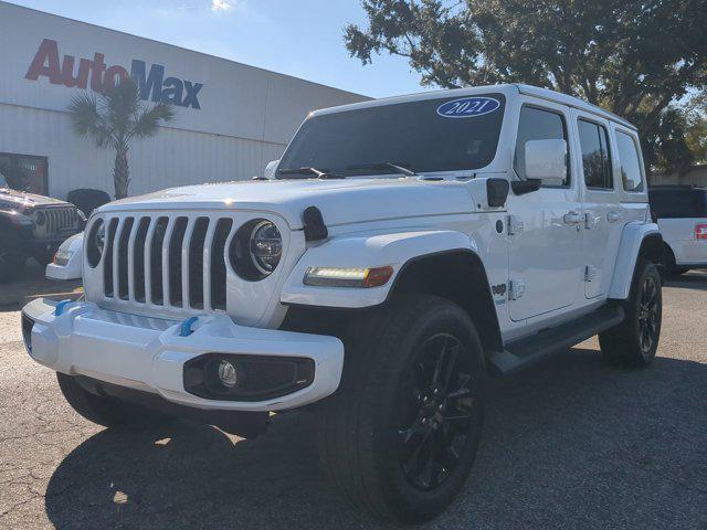 used 2021 Jeep Wrangler Unlimited 4xe car, priced at $33,870