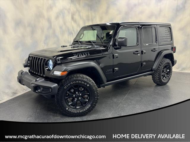 used 2021 Jeep Wrangler car, priced at $34,010