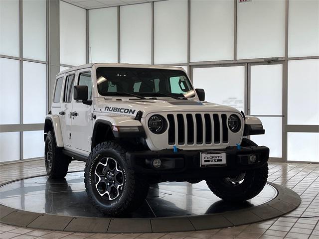 used 2022 Jeep Wrangler Unlimited 4xe car, priced at $36,588