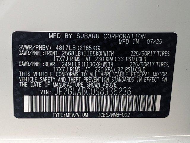 new 2025 Subaru Forester car, priced at $34,903