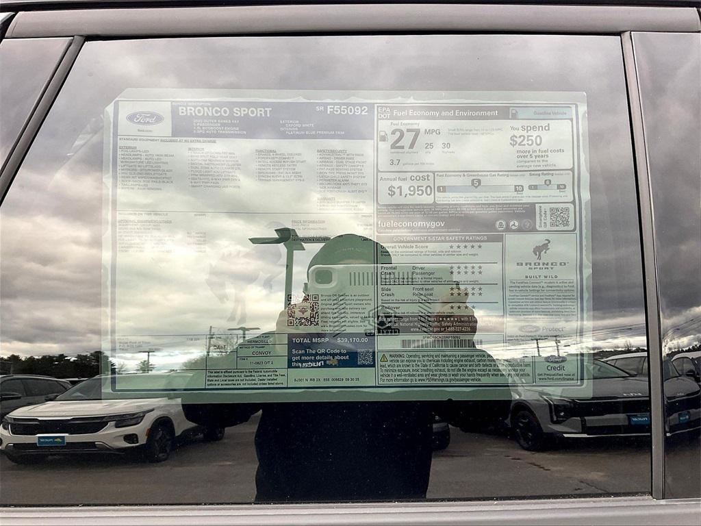 new 2025 Ford Bronco Sport car, priced at $31,775