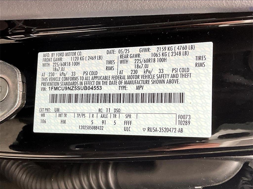 new 2025 Ford Escape car, priced at $30,402