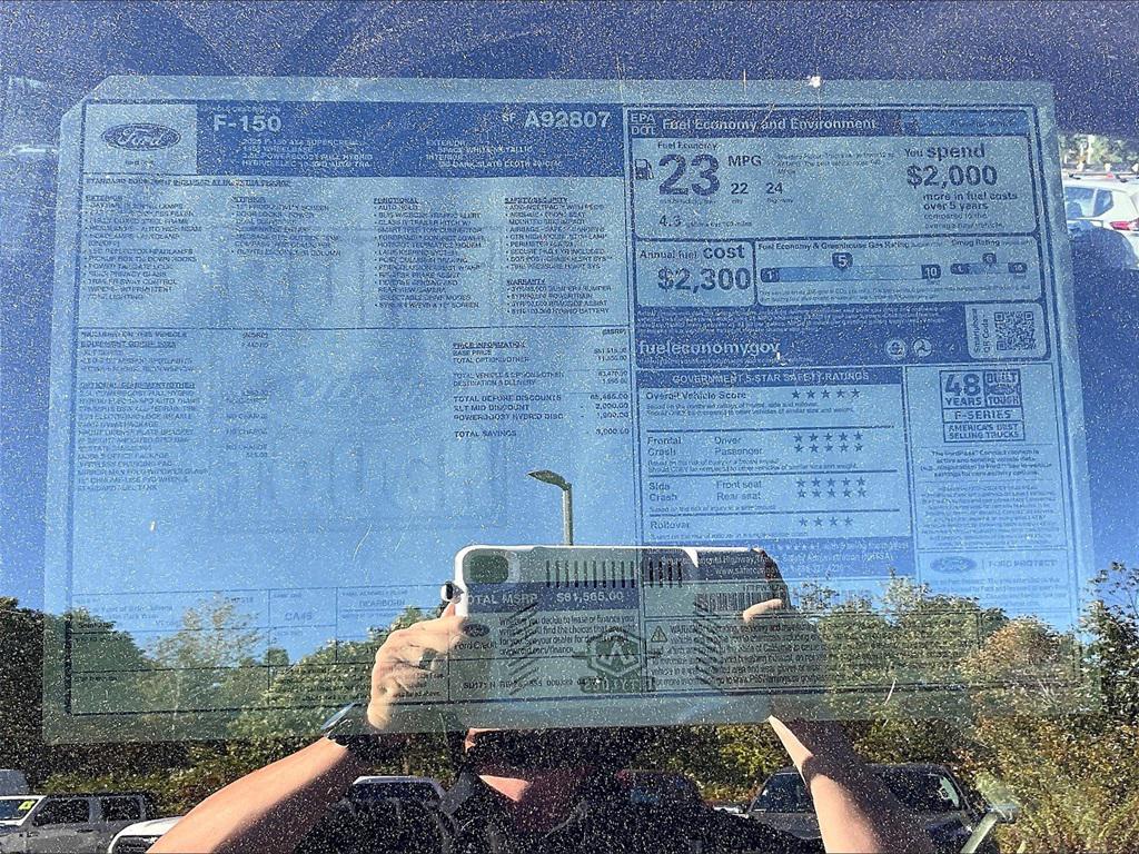 new 2025 Ford F-150 car, priced at $54,515