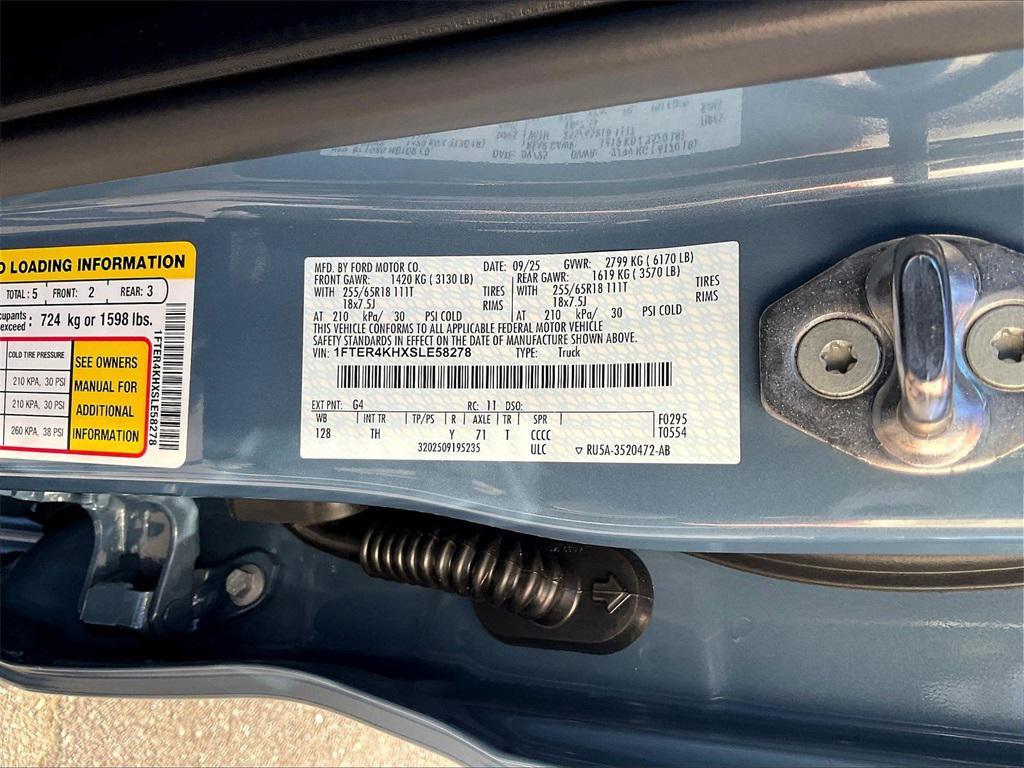 new 2025 Ford Ranger car, priced at $47,009