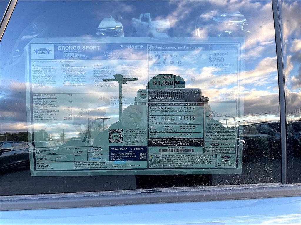 new 2025 Ford Bronco Sport car, priced at $33,083