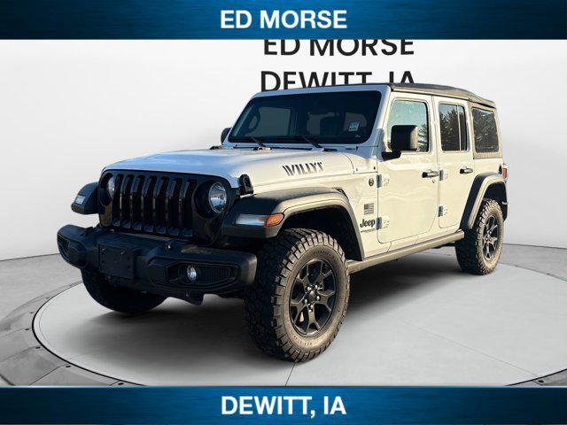 used 2021 Jeep Wrangler Unlimited car, priced at $27,395