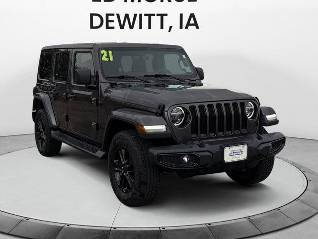 used 2021 Jeep Wrangler Unlimited car, priced at $38,724