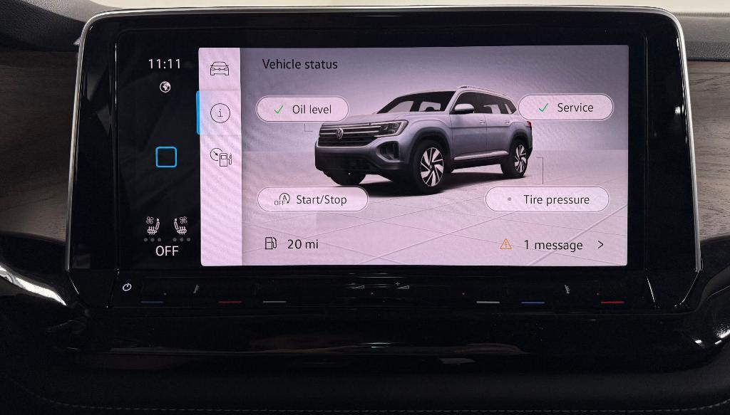 new 2025 Volkswagen Atlas car, priced at $45,168
