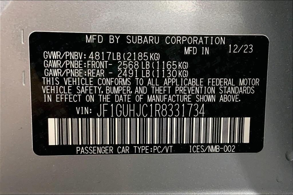 new 2024 Subaru Impreza car, priced at $28,716