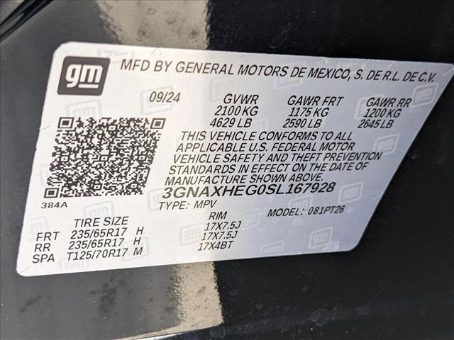 new 2025 Chevrolet Equinox car, priced at $24,080