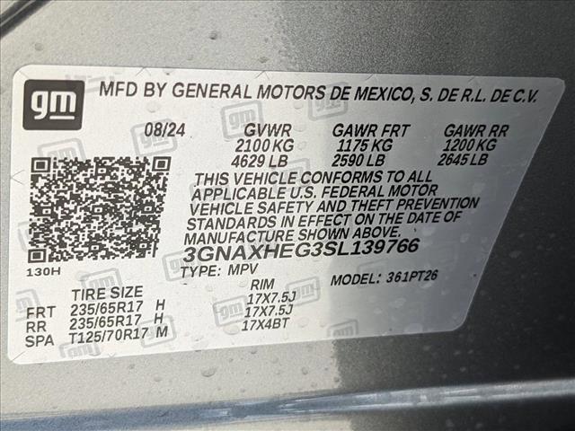 new 2025 Chevrolet Equinox car, priced at $27,995