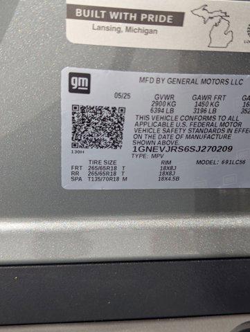 new 2025 Chevrolet Traverse car, priced at $52,434