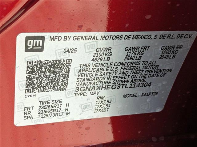 new 2026 Chevrolet Equinox car, priced at $30,490