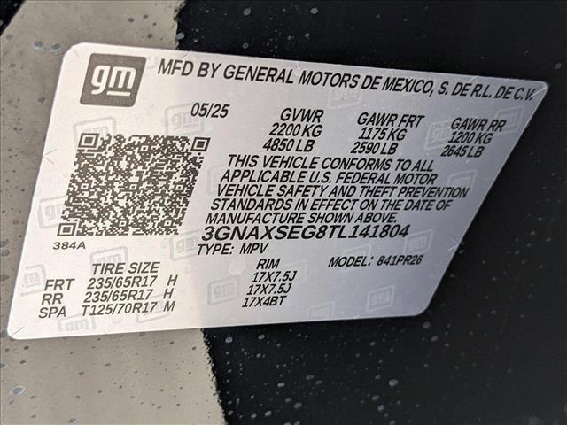 new 2026 Chevrolet Equinox car, priced at $36,345