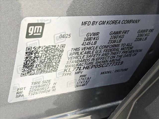 new 2025 Chevrolet Trax car, priced at $22,232