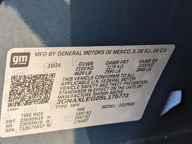 new 2025 Chevrolet Equinox car, priced at $28,991