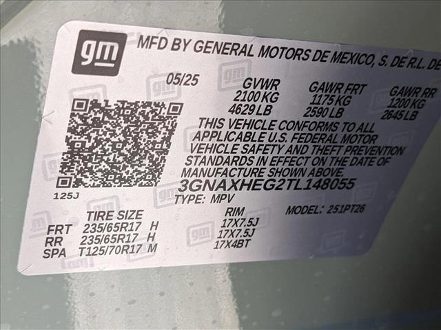 new 2026 Chevrolet Equinox car, priced at $27,051