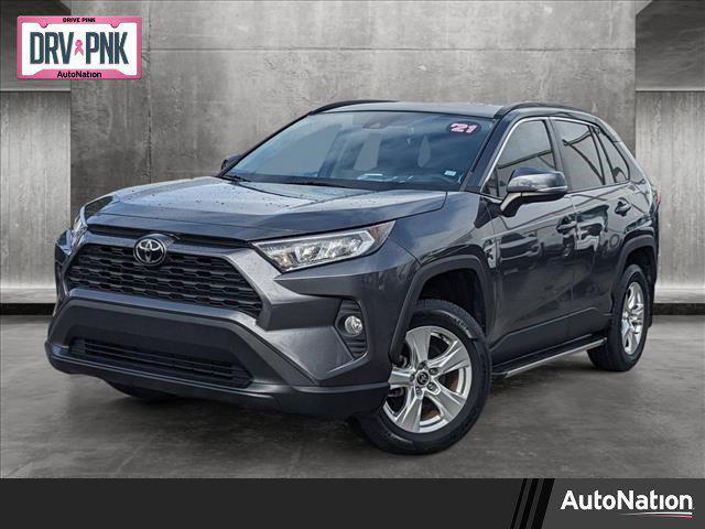 used 2021 Toyota RAV4 car, priced at $25,406