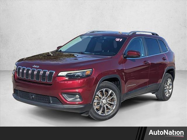 used 2021 Jeep Cherokee car, priced at $15,399