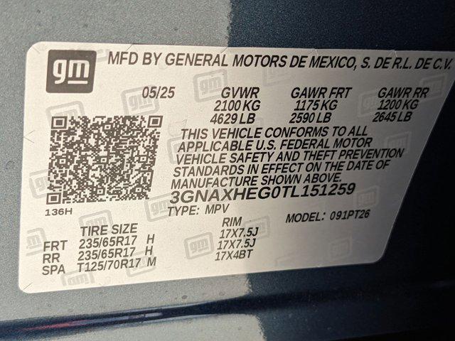 new 2026 Chevrolet Equinox car, priced at $29,051