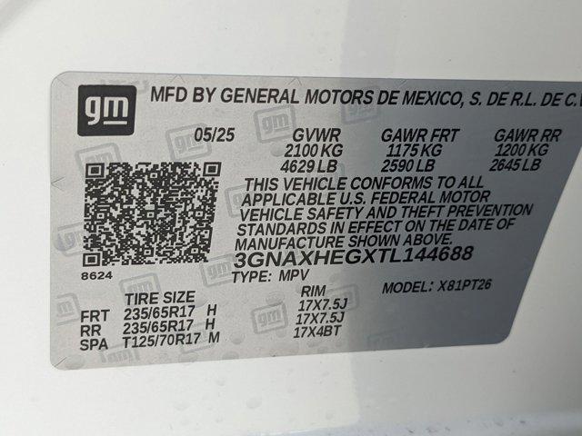 new 2026 Chevrolet Equinox car, priced at $29,051