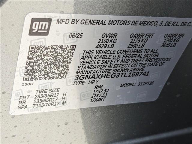 new 2026 Chevrolet Equinox car, priced at $27,891