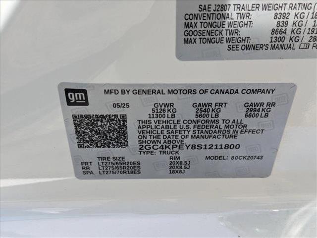 new 2025 Chevrolet Silverado 2500 car, priced at $74,480