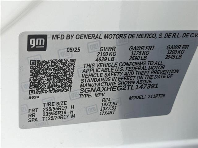 new 2026 Chevrolet Equinox car, priced at $28,023