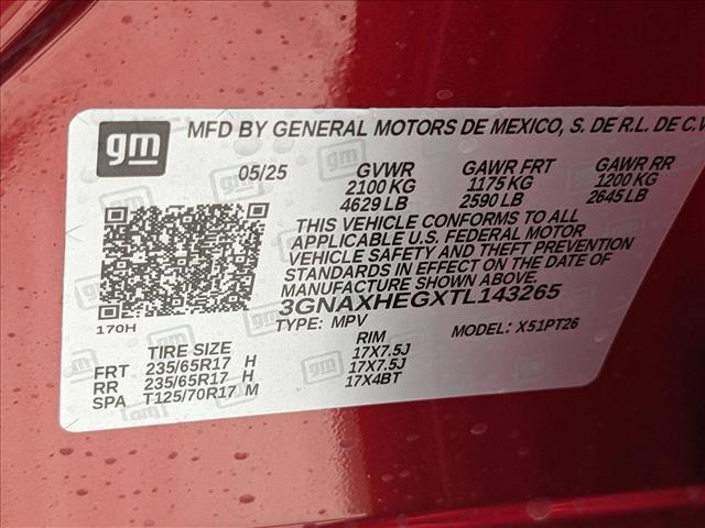 new 2026 Chevrolet Equinox car, priced at $29,130