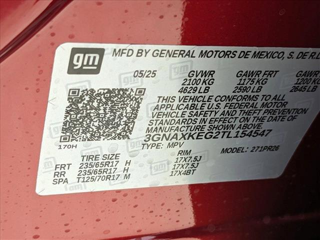 new 2026 Chevrolet Equinox car, priced at $33,991