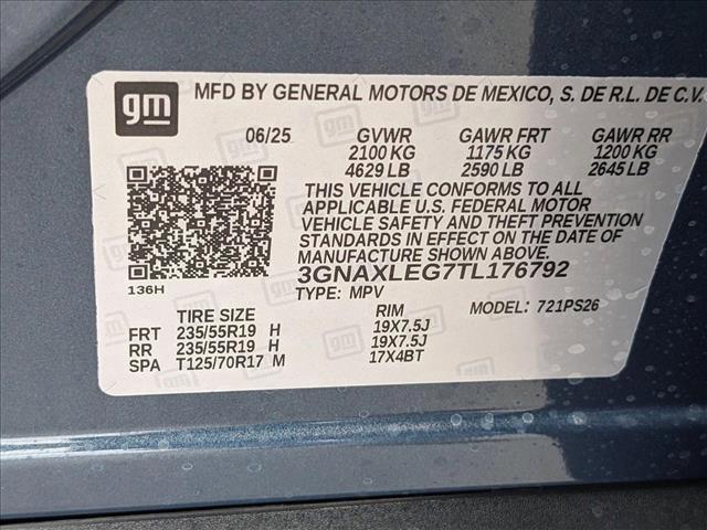 new 2026 Chevrolet Equinox car, priced at $32,220
