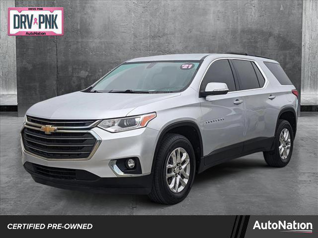 used 2021 Chevrolet Traverse car, priced at $24,991