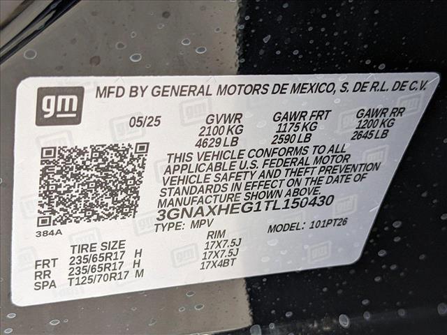 new 2026 Chevrolet Equinox car, priced at $27,051