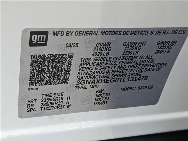 new 2026 Chevrolet Equinox car, priced at $31,995