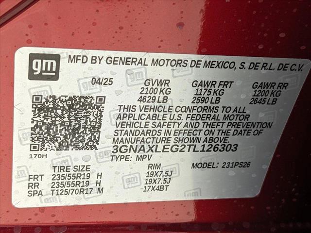 new 2026 Chevrolet Equinox car, priced at $33,797