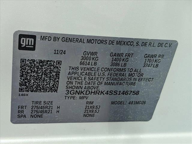 new 2025 Chevrolet Blazer EV car, priced at $54,280