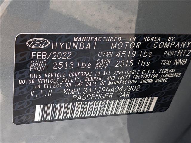 used 2022 Hyundai Sonata Hybrid car, priced at $21,491