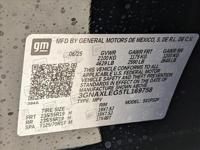 new 2026 Chevrolet Equinox car, priced at $34,345