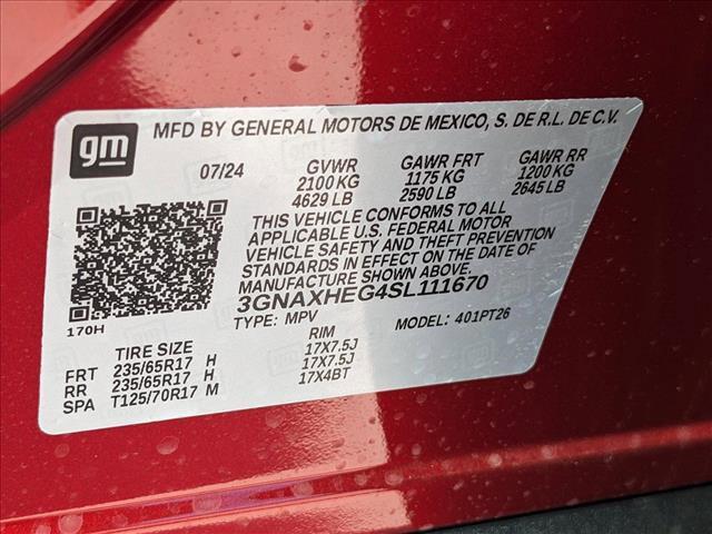 new 2025 Chevrolet Equinox car, priced at $28,995