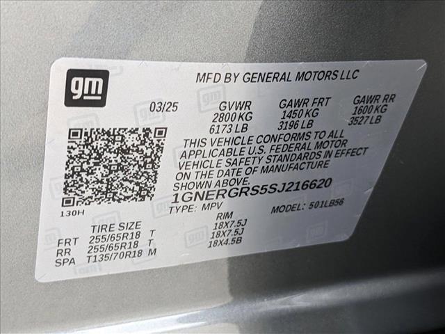 new 2025 Chevrolet Traverse car, priced at $40,223