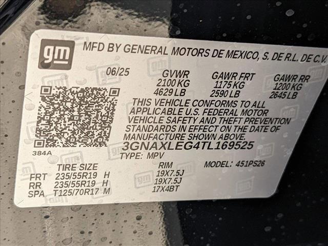 new 2026 Chevrolet Equinox car, priced at $33,395