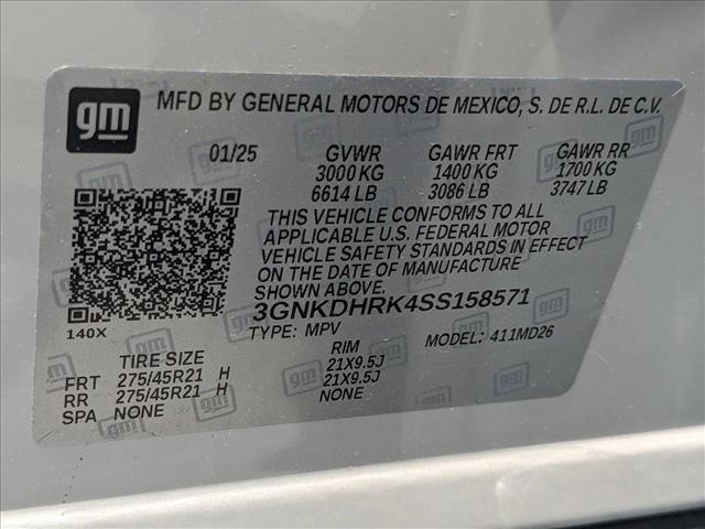 new 2025 Chevrolet Blazer EV car, priced at $55,775