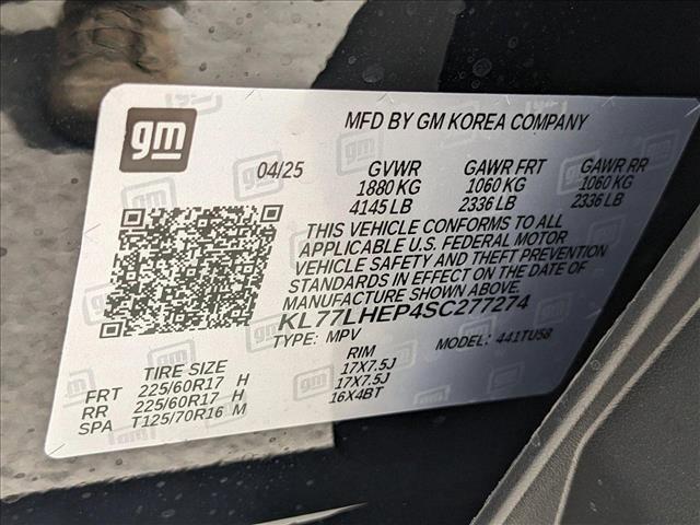 new 2025 Chevrolet Trax car, priced at $22,323