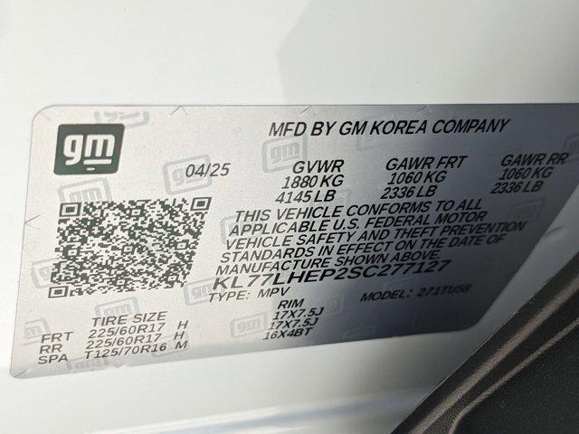new 2025 Chevrolet Trax car, priced at $22,524